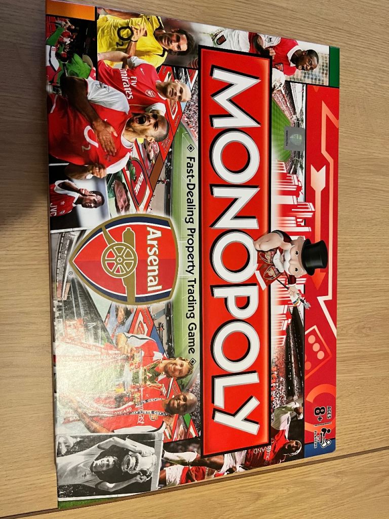 Monopoly Arsenal edition - like new