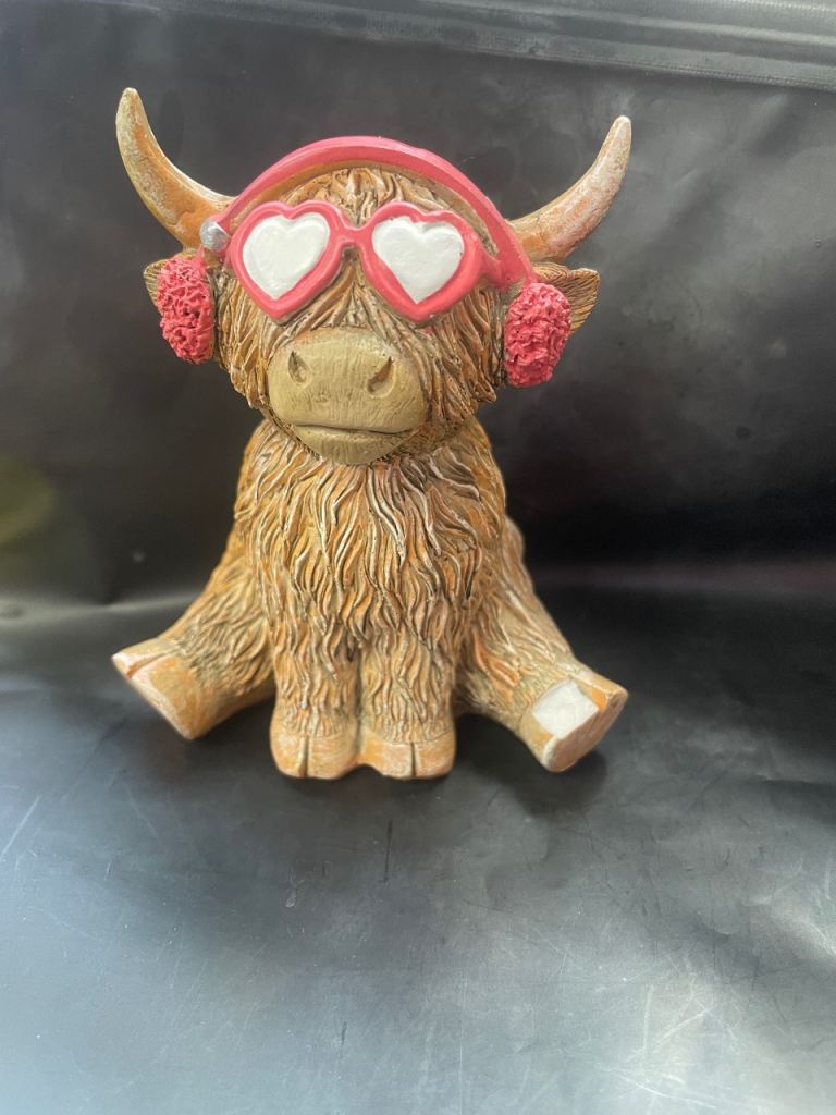 Highland Cow Figurine 