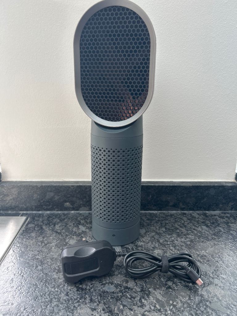 Air Purifier Fan - Grey, Good Condition with Charger