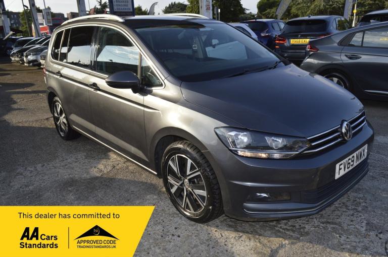 2019 Volkswagen Touran 1.5 TSI EVO SEL 5dr DSG PETROL AUTO ONE OWNER SAT NAV 7 SEATS MPV Petrol A...