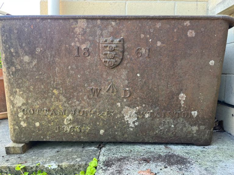 Antique Cast Iron Rectangular Water Trough
