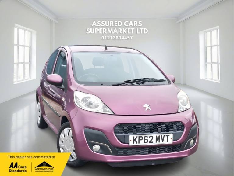 2012 Peugeot 107 1.0 Active 5dr 2-Tronic HATCHBACK PETROL Automatic
