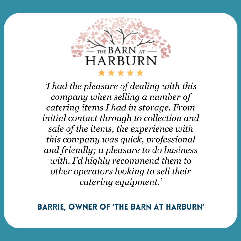 Sell Your Catering Equipment Today With WE BUY USED CATERING EQUIPMENT SCOTLAND!