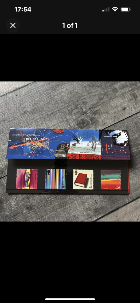 Royal Mail Millenium Stamps - Artists Tale December 1999 NEW