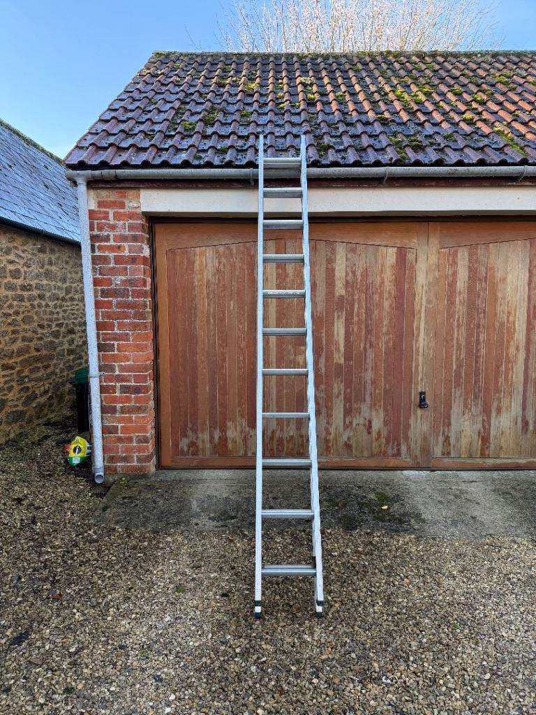 Double extending ladder