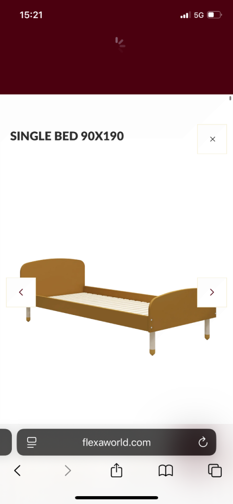 Flexa Danish design single bed