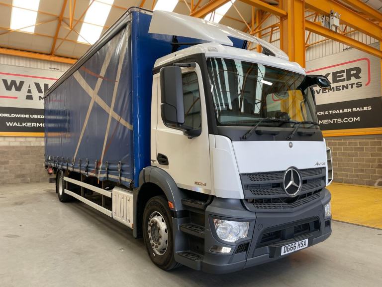 MERCEDES BENZ ANTOS 1824 *EURO 6*, 4X2 CURTAINSIDER – 2016 – DG66 HSA