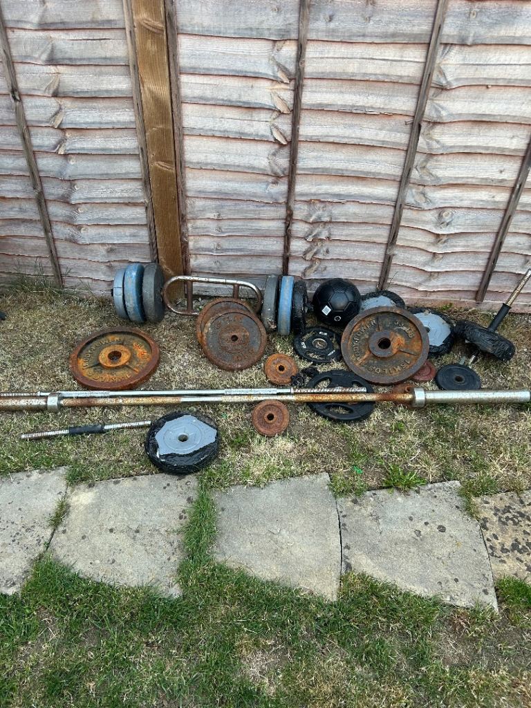 Gym weights - various 