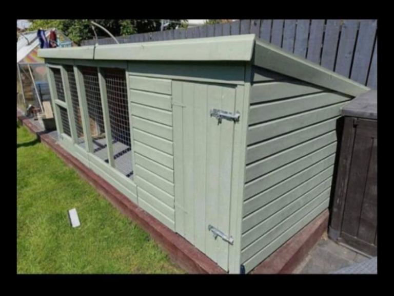Insulated kennel & run 
