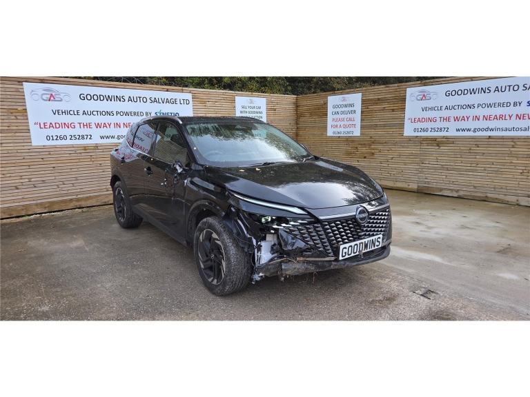2024 74 NISSAN QASHQAI N-CONNECTA 1.3T HYBRID AUTO DAMAGED REPAIRABLE SALVAGE 