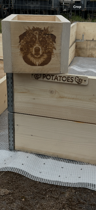 Personalised Wooden Garden Signs | Custom Engraved Planter Plaques