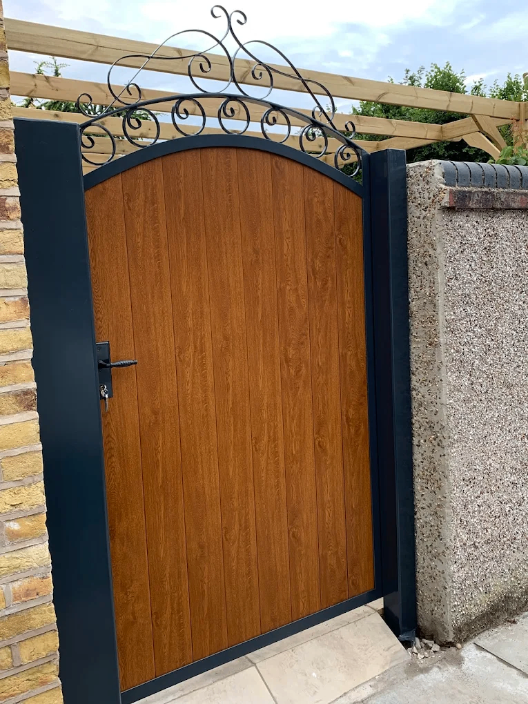 Premium Metal & Composite Garden Gate