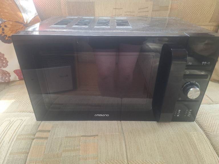 Ambiano Black Microwave Oven – Good Condition