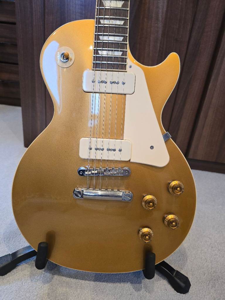 Gibson Les Paul Standard 50s Goldtop P90 - Excellent Condition - Original Case and Box