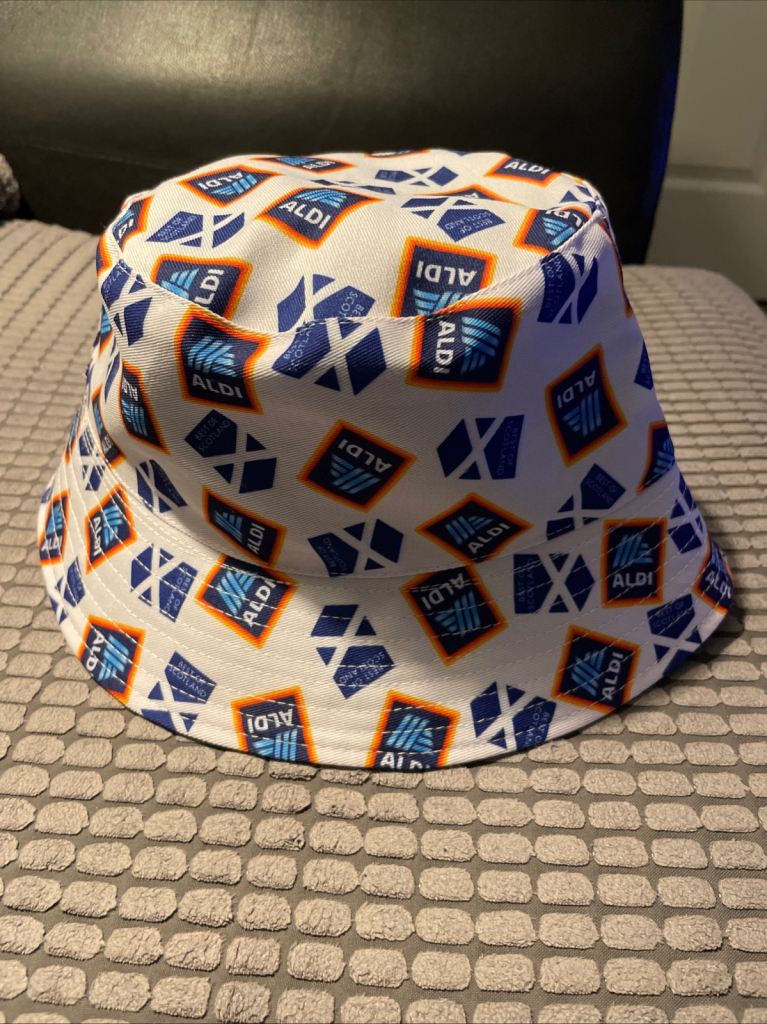 Aldi Branded  best of Scotland Reversible Bucket fisherman cap 