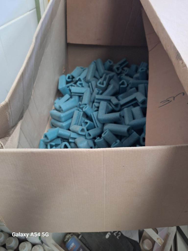 Box of New Blue Plastic from Corner Protectors