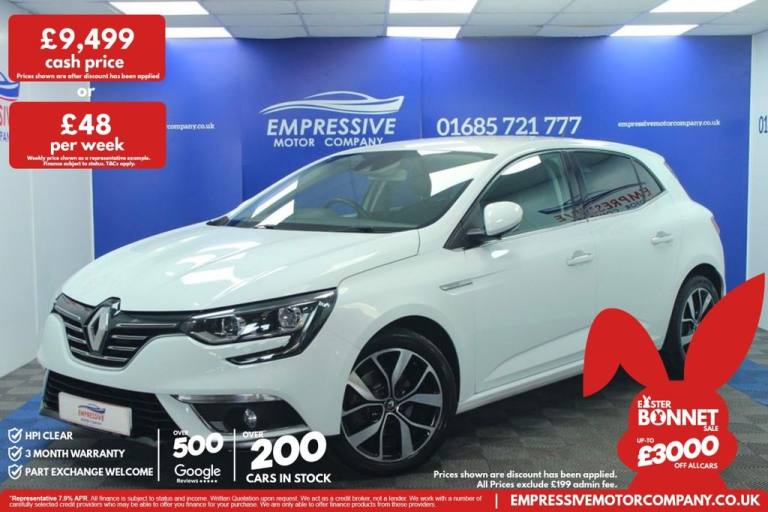 2019 69 RENAULT MEGANE 1.5 BLUE DCI ICONIC HATCHBACK 5DR DIESEL MANUAL EURO 6 (S