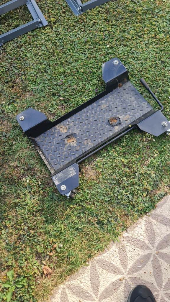 Bike dolly, mover for centre stand.