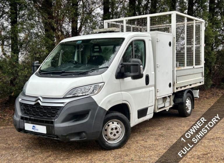 2018 CITROEN RELAY 35 Caged Dropside Tipper Tool Store 2.0 HDI 1 Owner FSH 86K