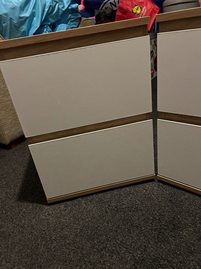 X2 Double Drawer Bedside Units