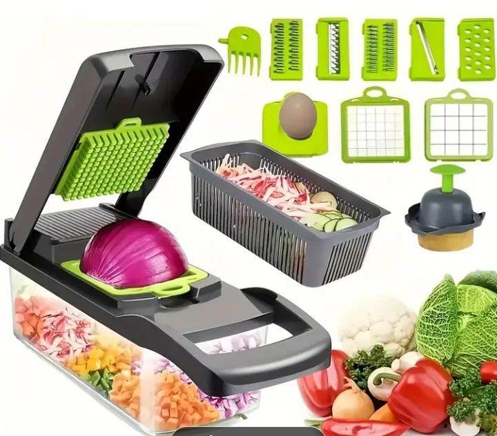 New 16-in-1 Multifunctional Vegetable Chopper