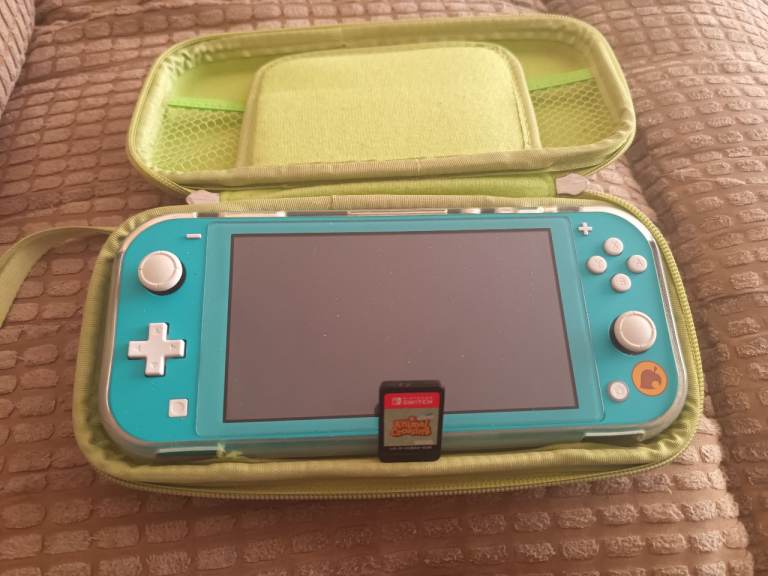 Nintendo switch lite animal crossing edition