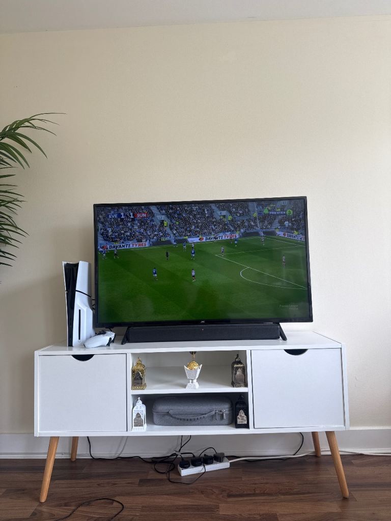 45" Android TV and TV stand for sale