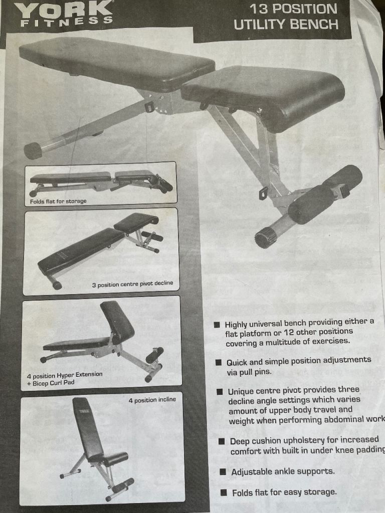 Gym bench 