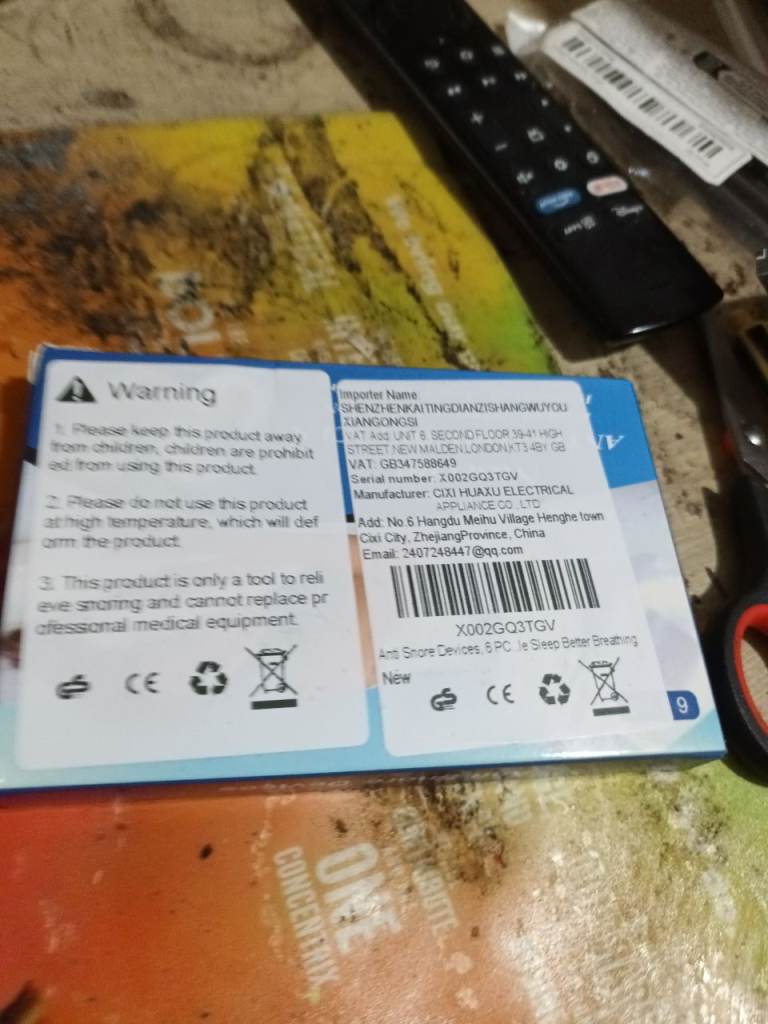 6 anti snoring clips ne4 6ux pickup only