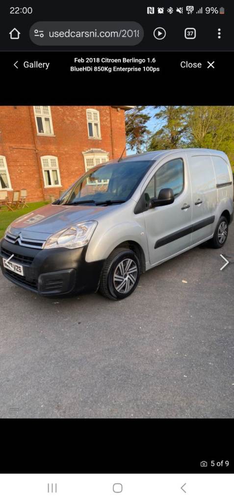 Citroen, BERLINGO, Panel Van, 2018, Manual, 1560 (cc)