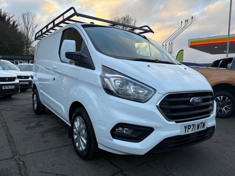 2021 Ford Transit Custom White 2.0 EcoBlue Euro 6 panel van, 7,000 miles, ULEZ compliant, 6-Speed...