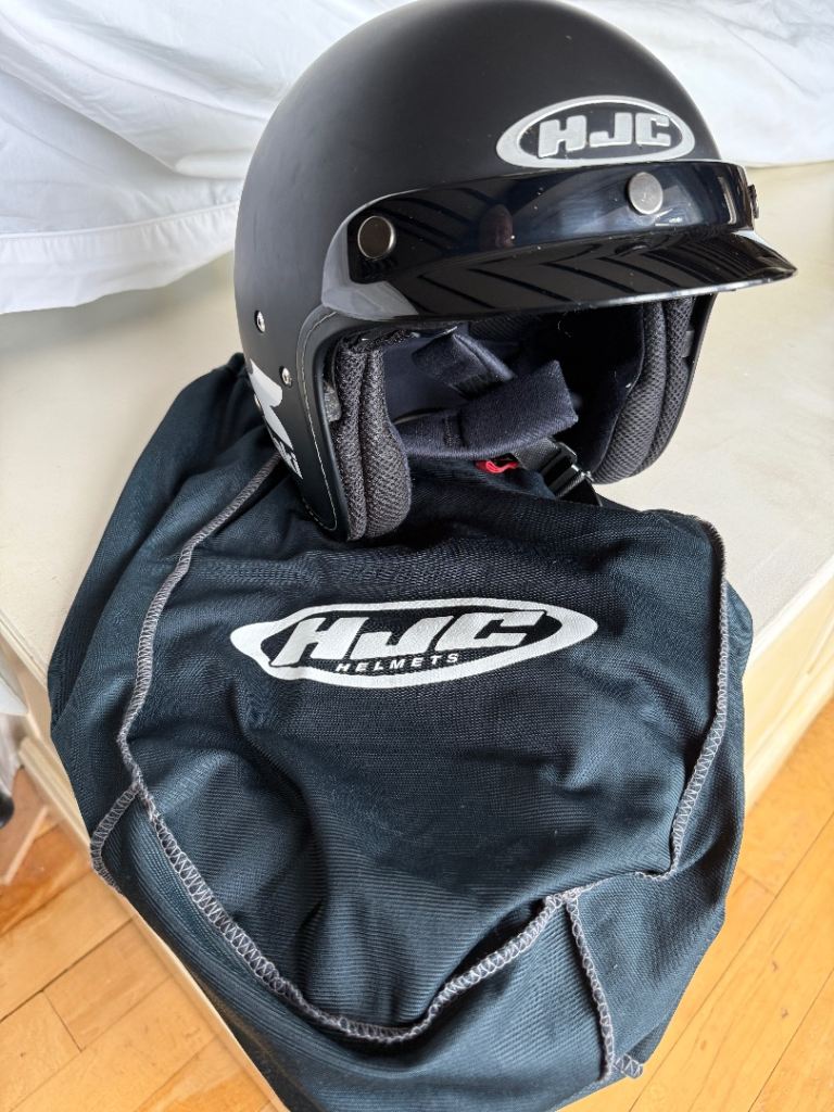 HJC open face motorcycle helmet