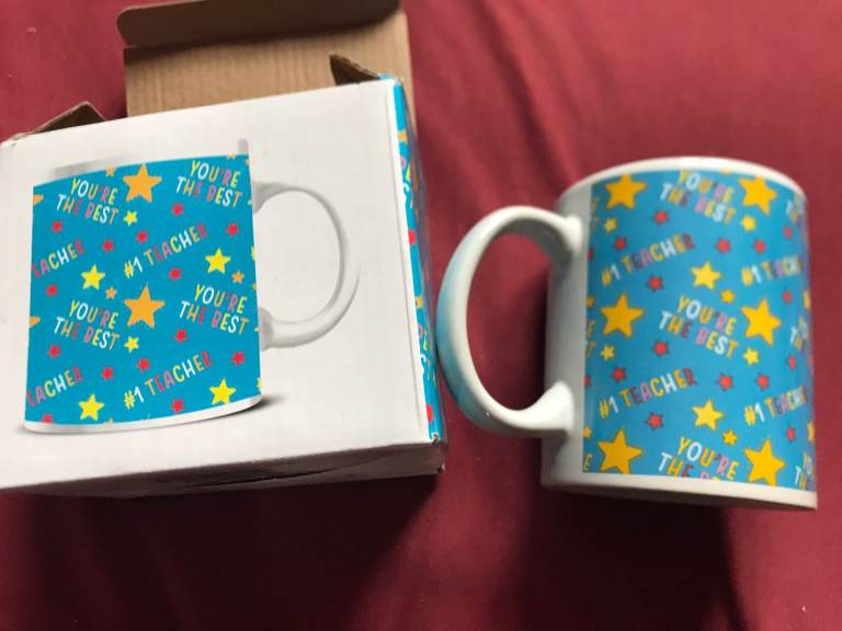Teacher mug. Brand new ‘You’re the Best’ 75p