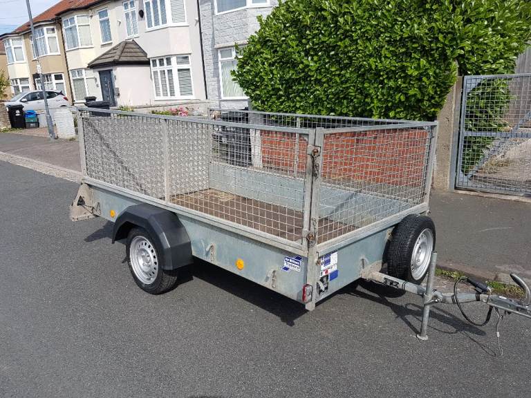 ifor williams p8e caged trailer with ramp