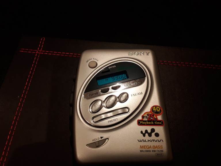 Sony Walkman Mega Bass cassette Player WM-FX-288.