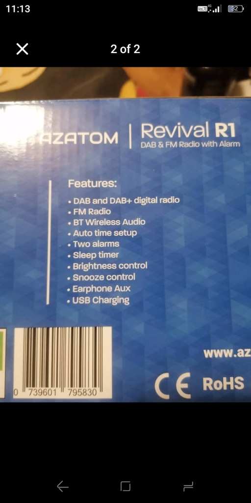 Radio/dab/Bluetooth speaker 