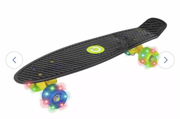 Light Up Pennyboard kids Skateboard – with light up Wheels