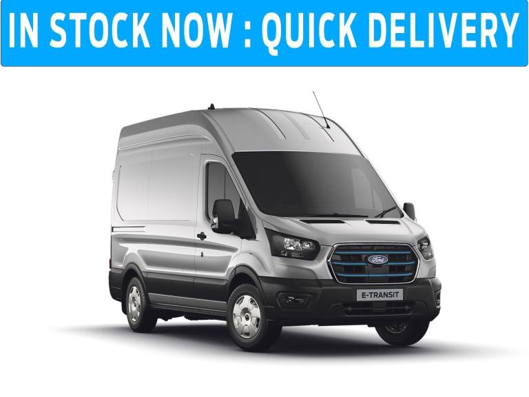 NEW ELECTRIC Ford E-Transit Trend Van L3 H2 1.7 68kwh 184ps AUTO Moondust Silver