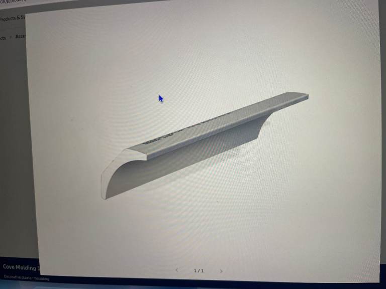 Coving Knauf 127mm C Section Coving    2 x 3 metre lengths