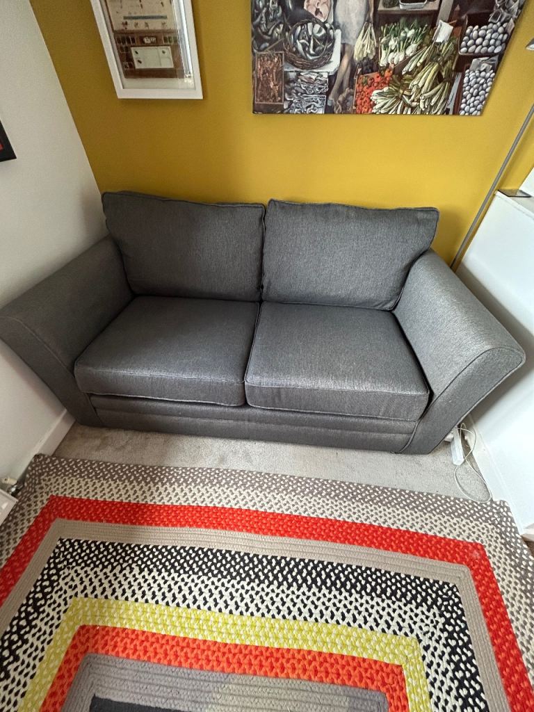 Used grey sofa bed in good condition see description 