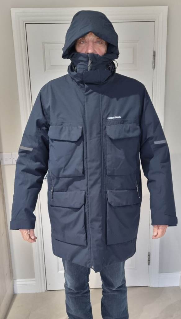 Didriksons Dark Night Blue Drew Parka 4 padded jacket