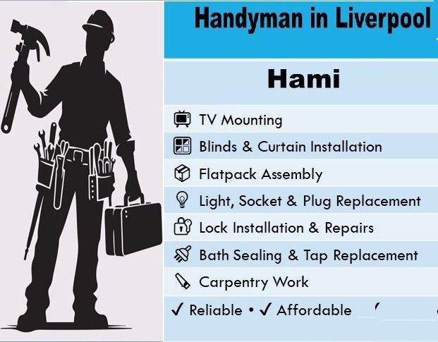  Handyman,TV installation, Flatpack Assembly, Flat pack, Locks, Tap, Mount TV, Light, Handy man