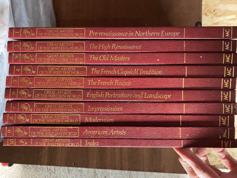 Great artists of Western World Encyclopaedia set of 10