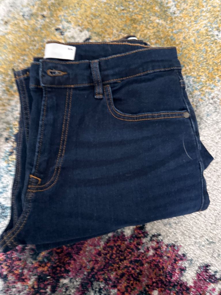 6 pairs of  Dark Blue jeans 