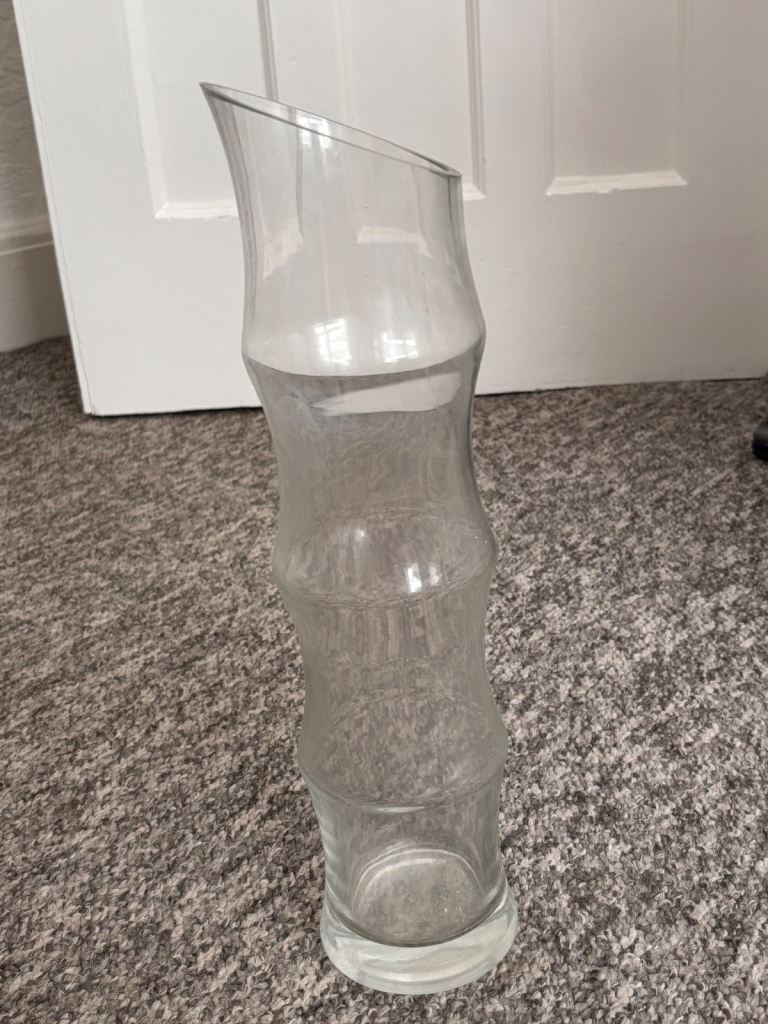 Glass Bamboo Vase