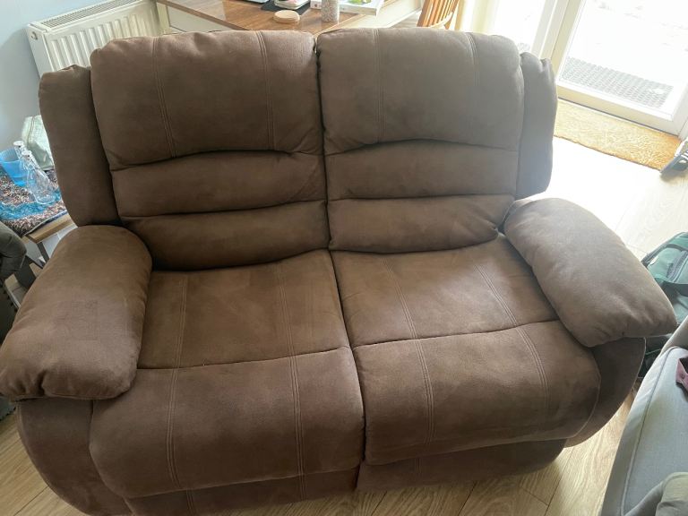 Free 2 seater reclining sofa