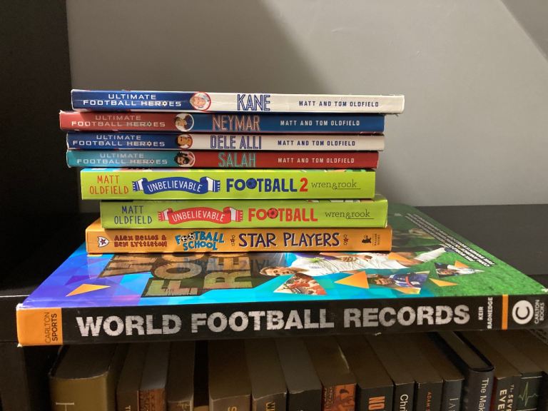 8 football themed books for children 