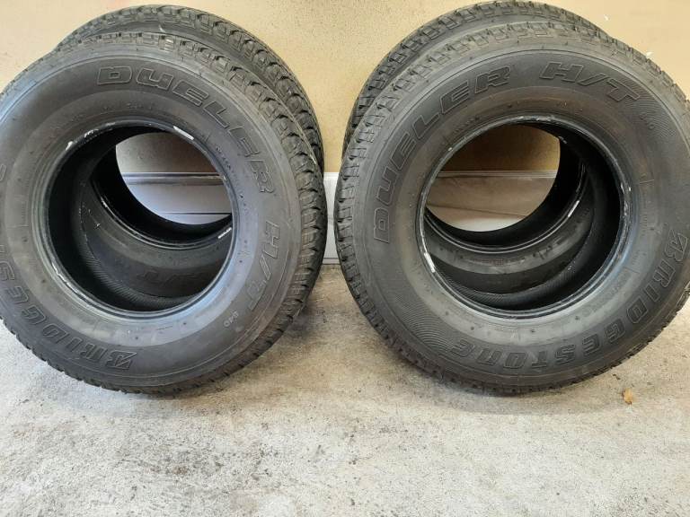 4 Bridgestone Dueller Tyres 255 70 15 