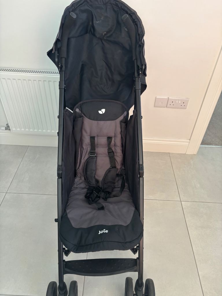 Joie Black and Grey Pushchair / Buggy 
