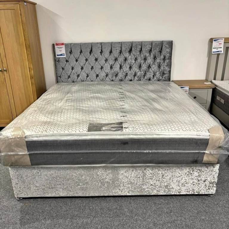 🏡 Ultimate Home Comfort King Size Divan Bed 🛏️ Headboard Optional | Cash on Delivery | 30% Off **
